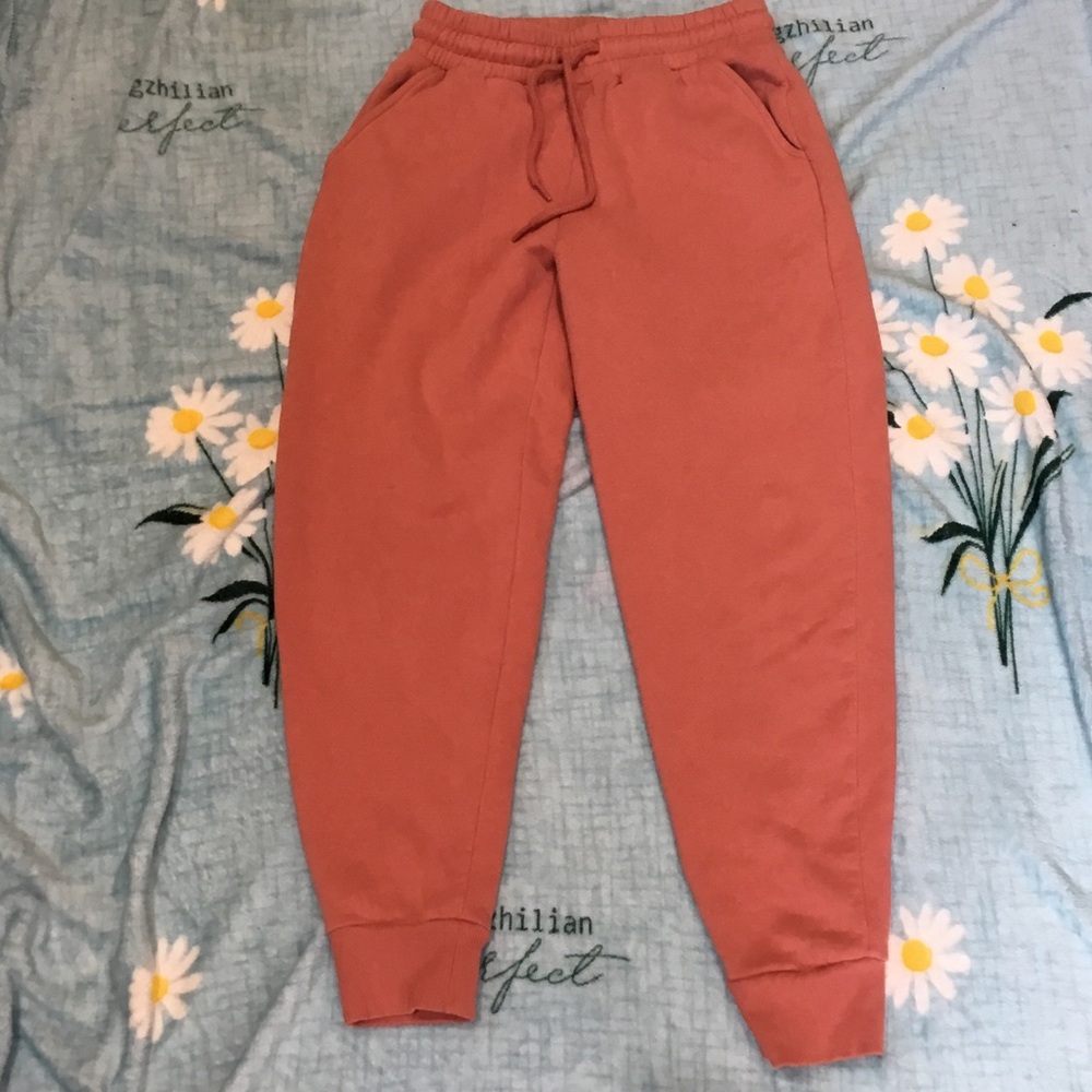 Zenana Outfitters Kids Rust Drawstring Joggers